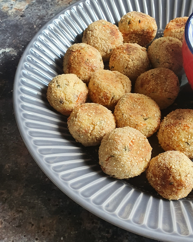 Polpette di salmone e patate