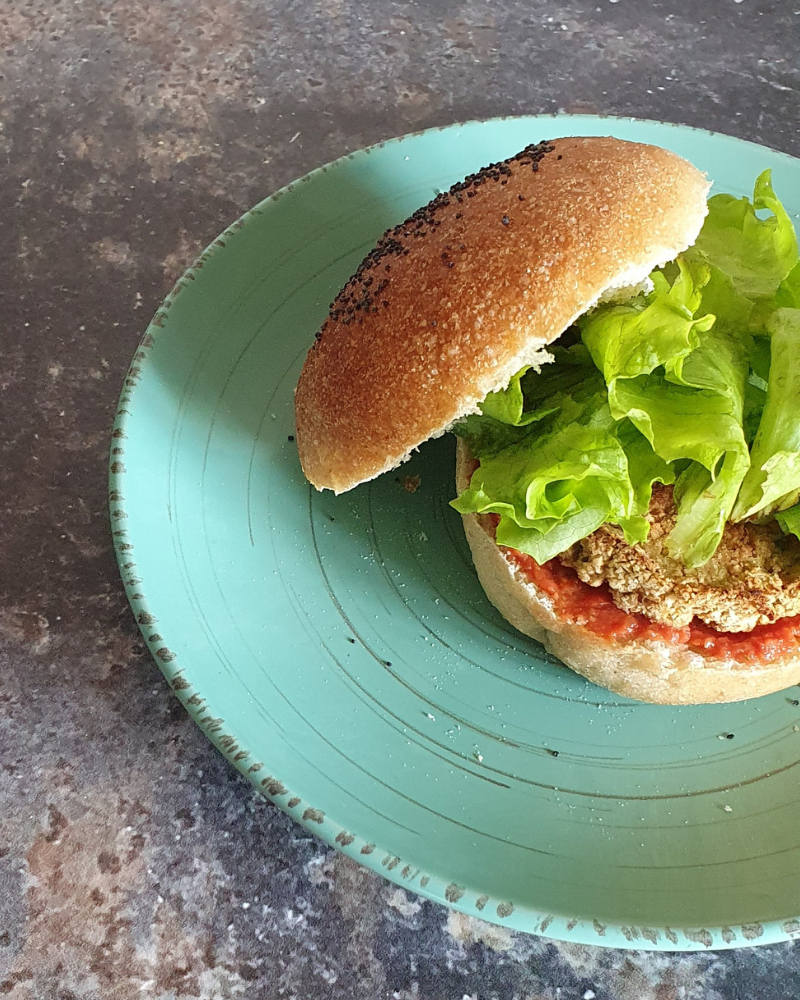 burger di fagioli cannellini e zucchine