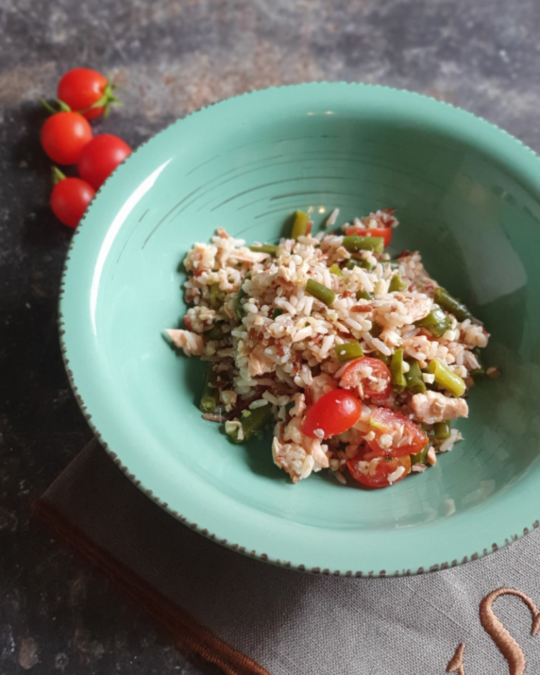 insalata di riso e grano saraceno